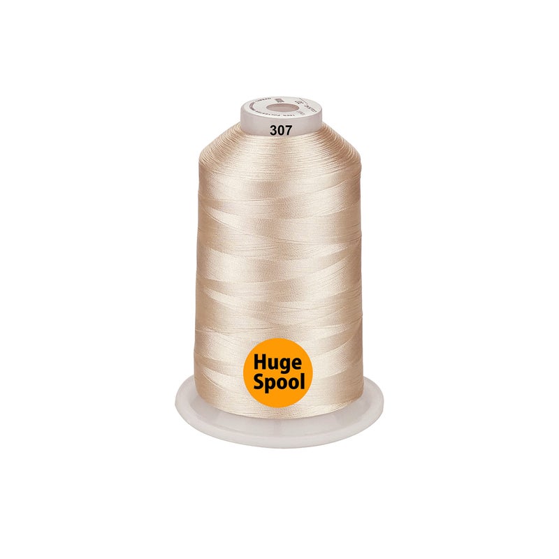 Simthread - 33 Selections - Various Assorted Color Packs of Polyester Embroidery Machine Thread Huge Spool 5500Y for All Purpose Sewing Embroidery Machines - Skin Tone Color - Image 4